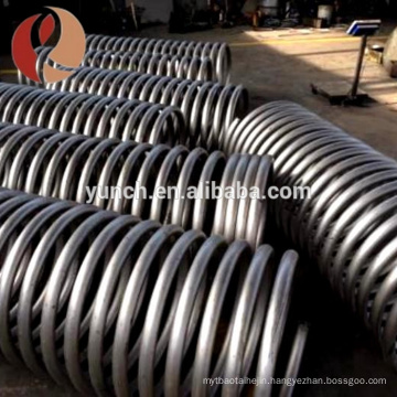 Best price gr1 gr2 titanium condenser coil tube for sea water
